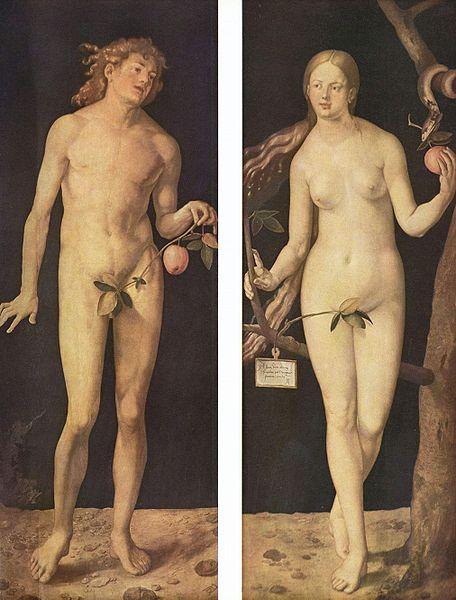 Albrecht Durer Adam and Eve oil painting picture